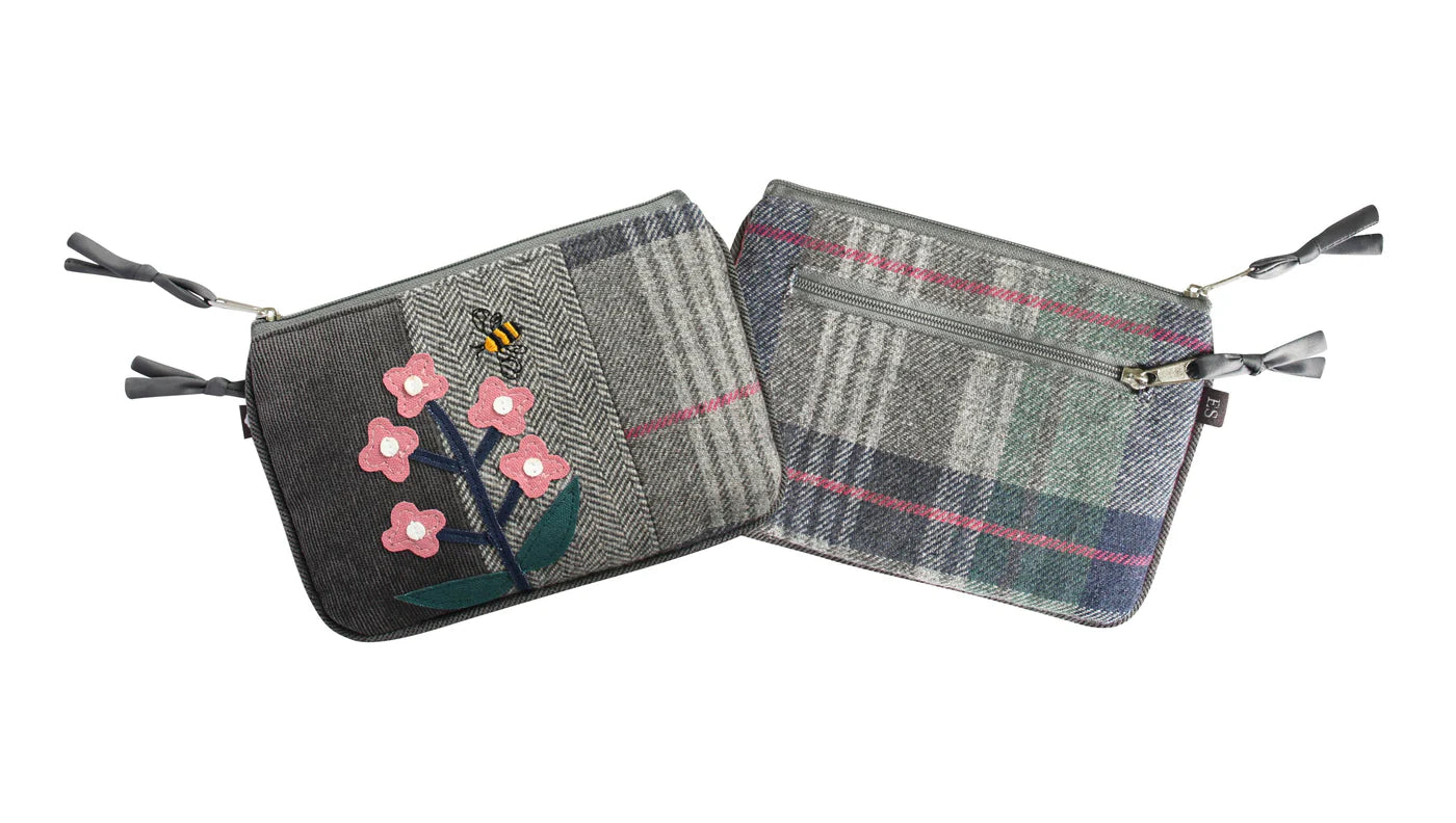 Applique Juliet Bee/Flower Purse by Earth Squared