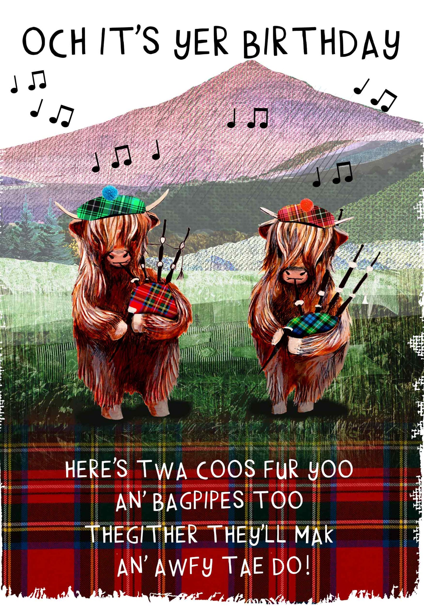 Birthday Coos with Bagpipes