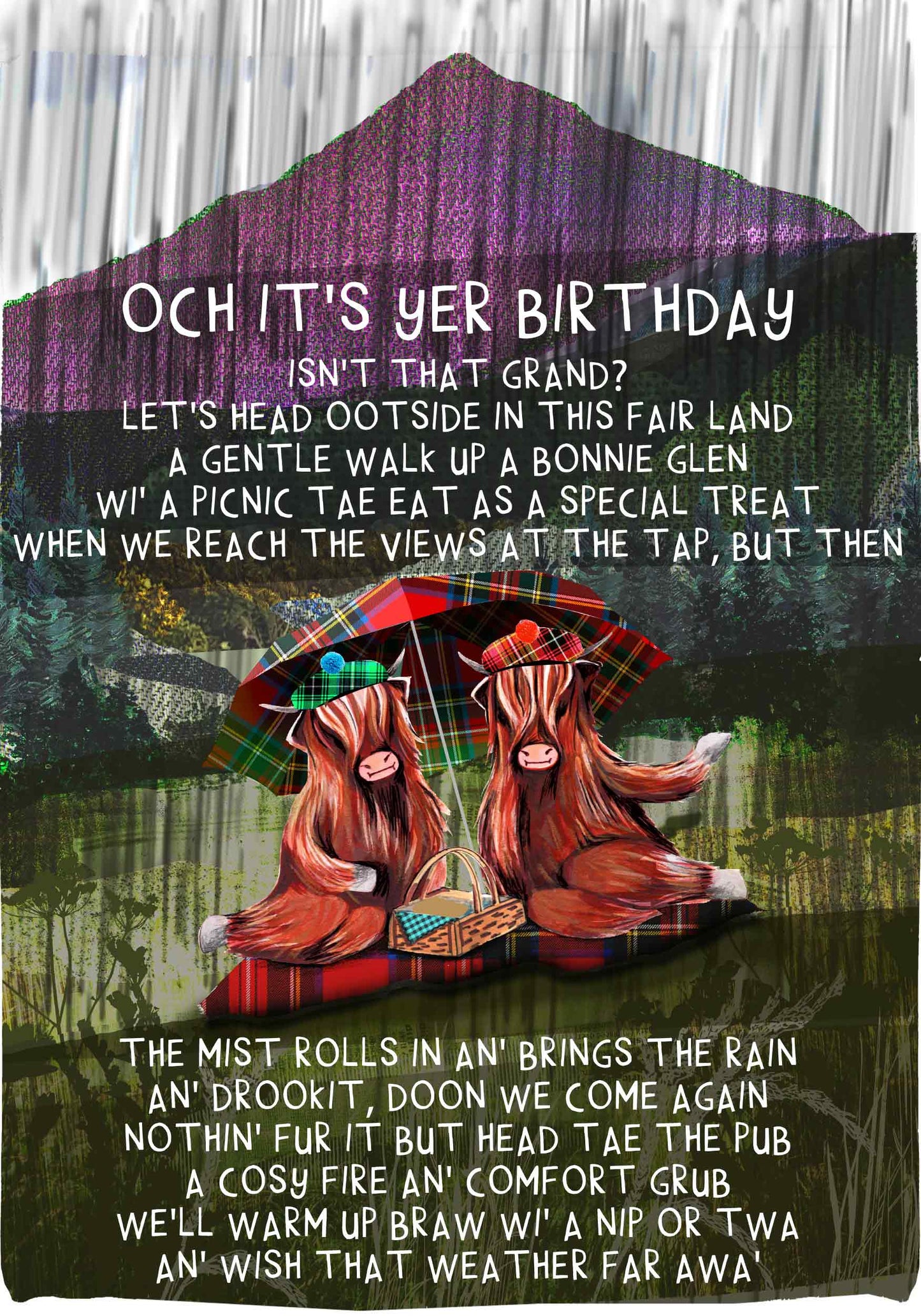 Birthday coos heain a picnic