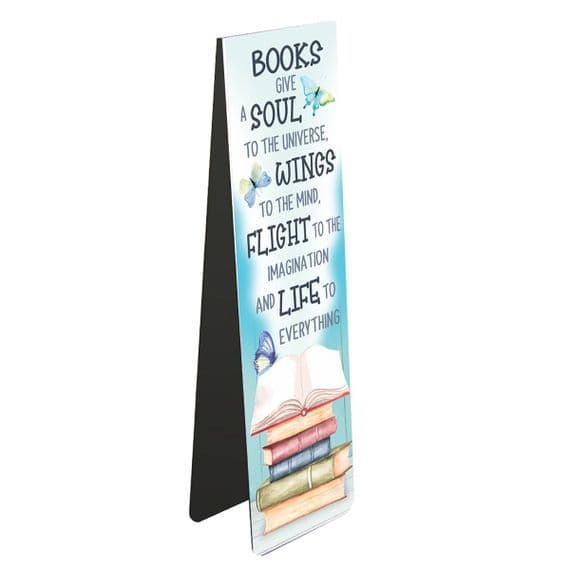 Books give a soul Bookmark