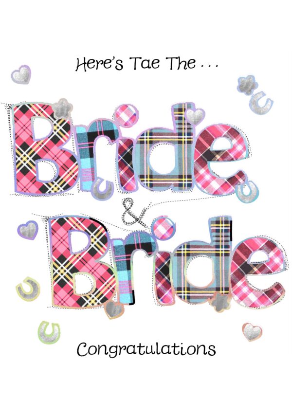 Bride and Bride Wedding Day