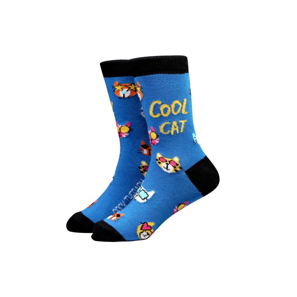 Cool Cat socks by Sock Therapy