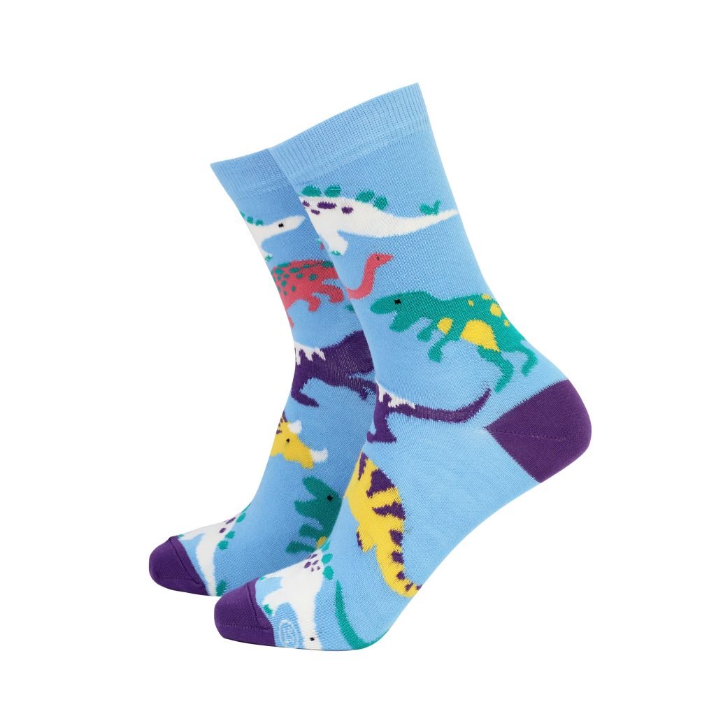 Dinosaur socks by Sock Therapy