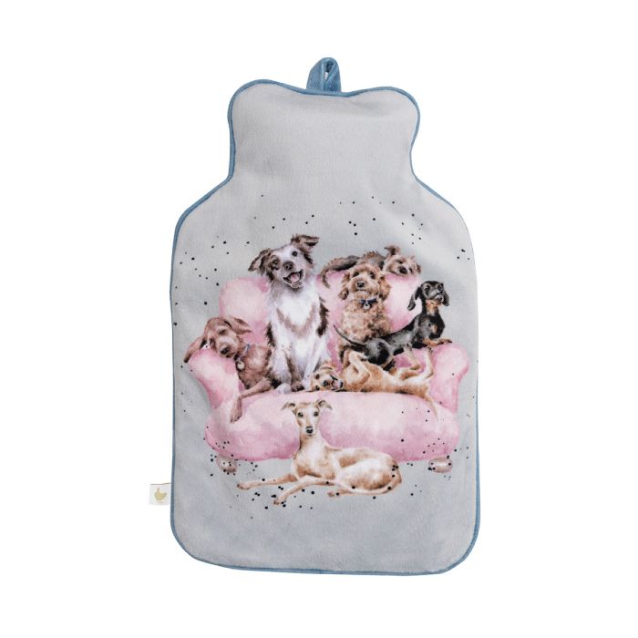 A Dog's life hot water bottle by Wrendale Designs
