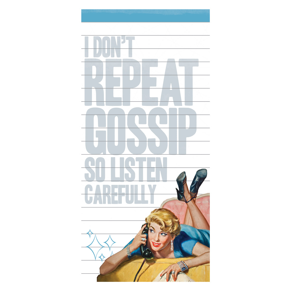 Don't Repeat Gossip Magnetic Notepad