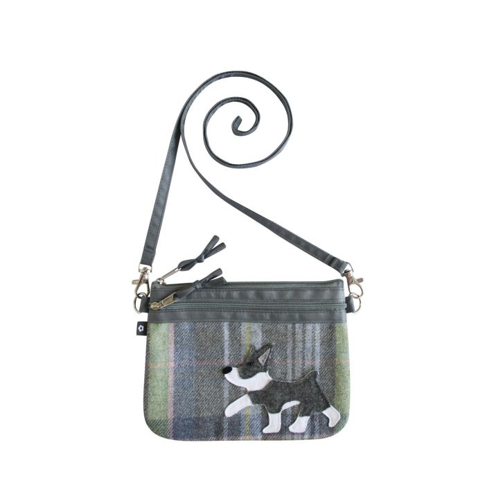 Earth Squared Dog Applique Pouch Bag