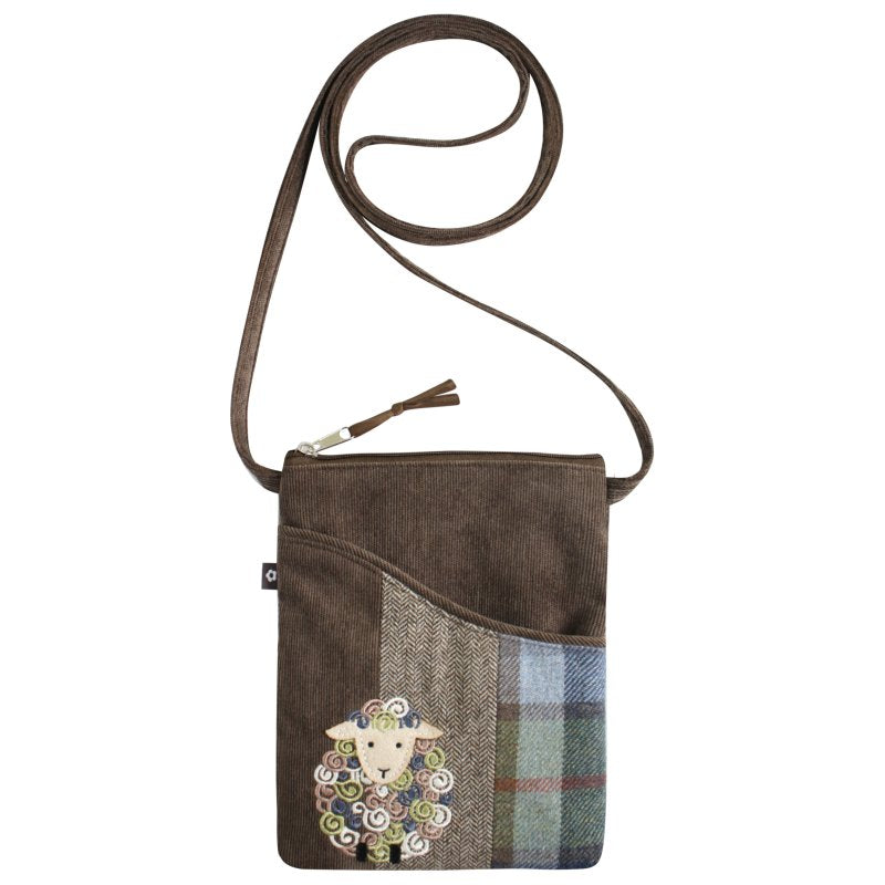 Tartan Tweed Sling Sheep Bag by Earth Squared