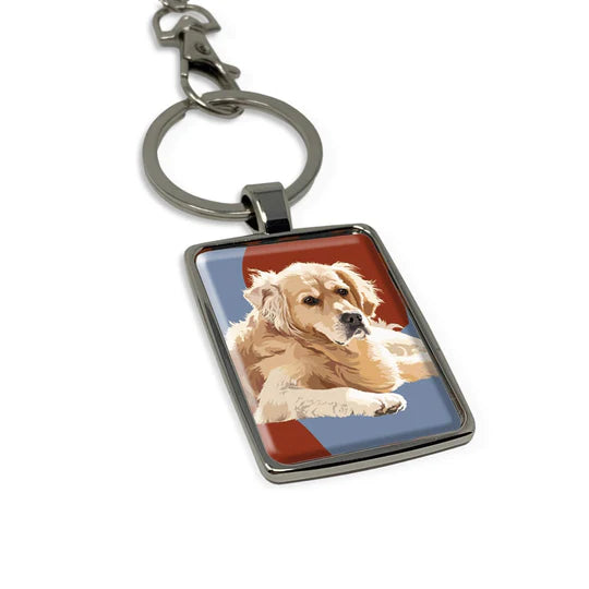 Golden Retreiver keyring by Gerry Leslie