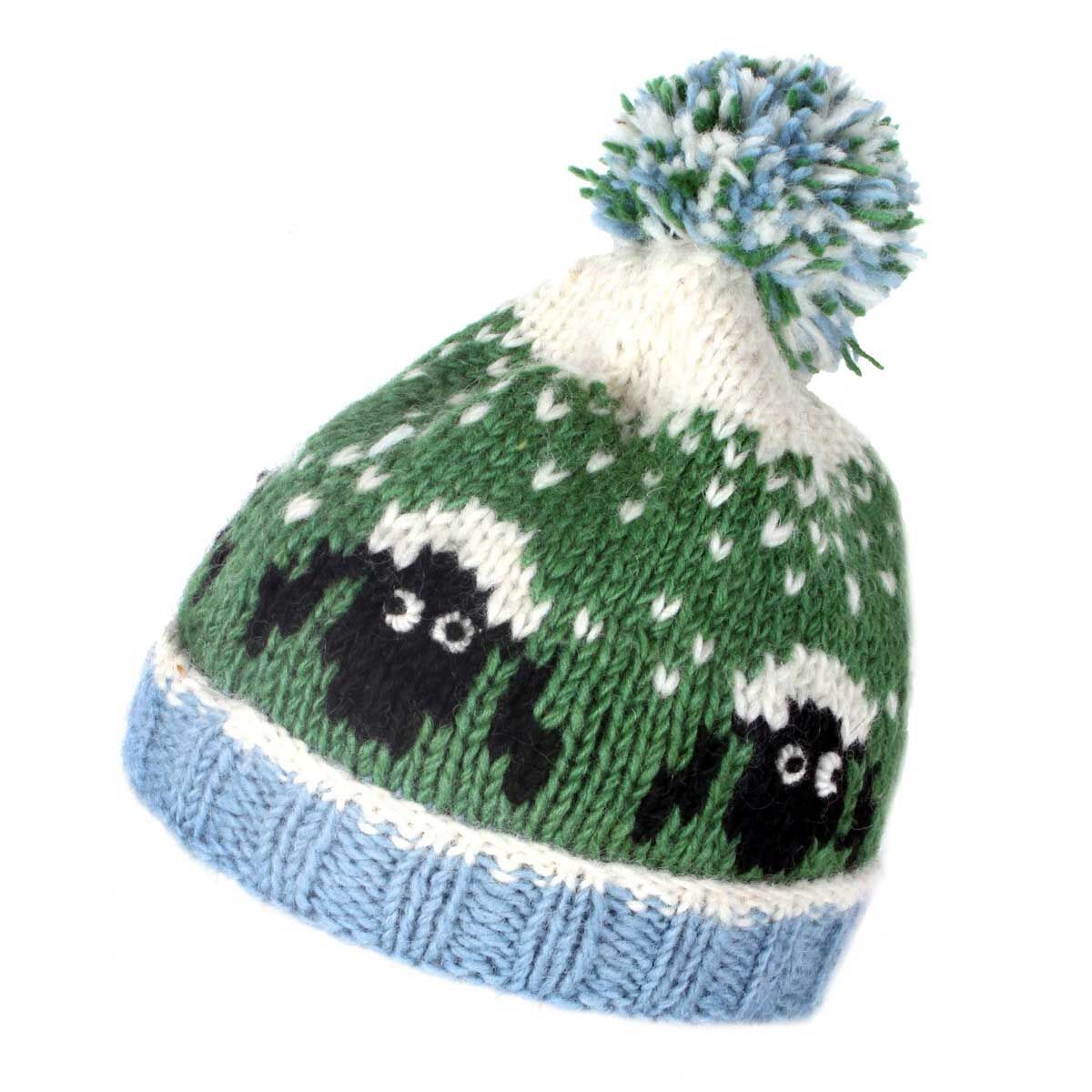 Kids Sheep Bobble Beanie by Pachamama