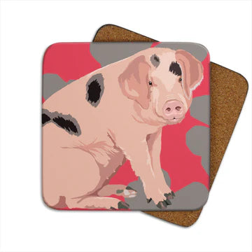 Pig coaster by Leslie Gerry