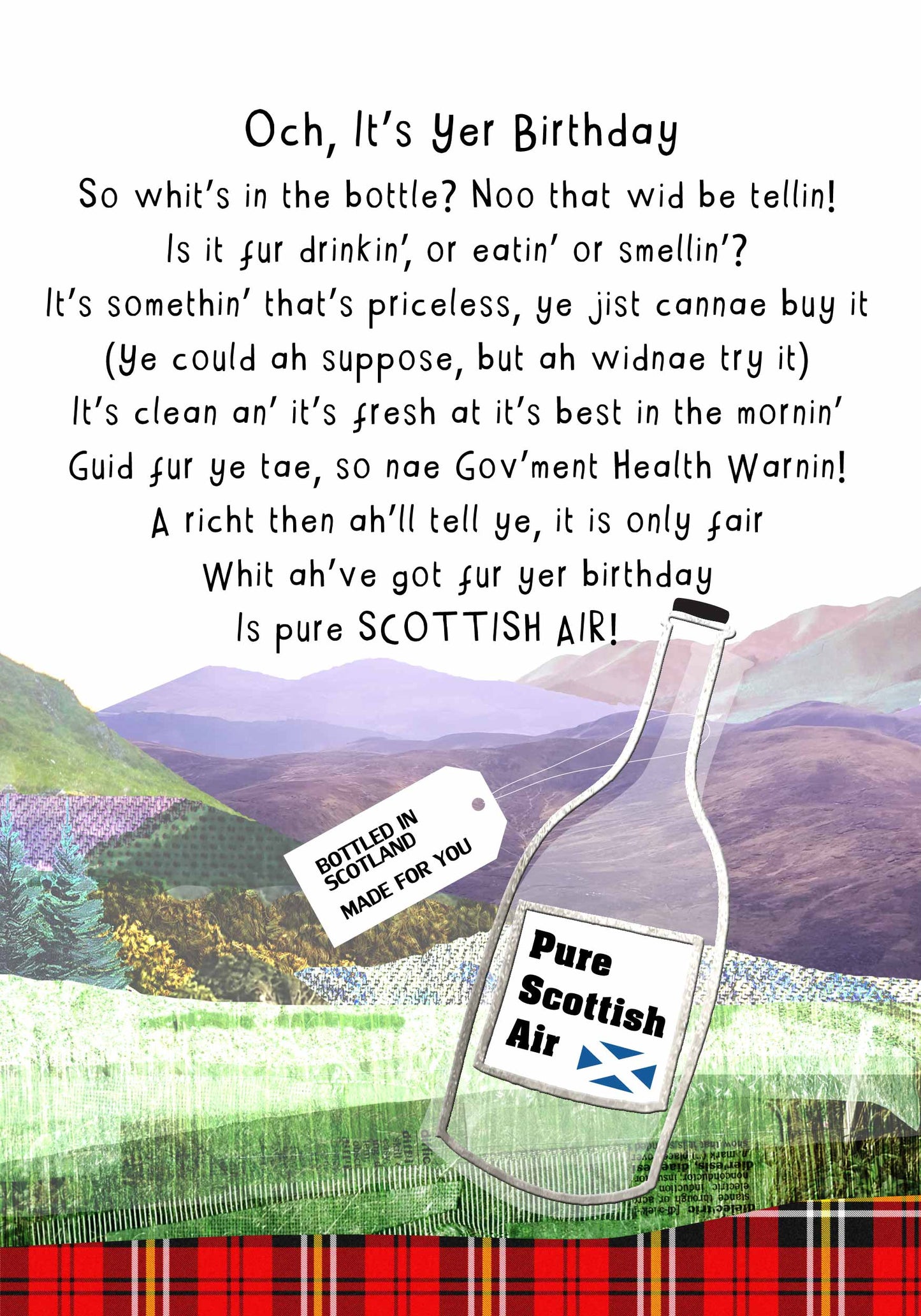 Pure Scottish Air Birthday