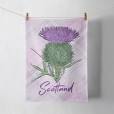 Scotland Thistle Tea Towel by Pureminted