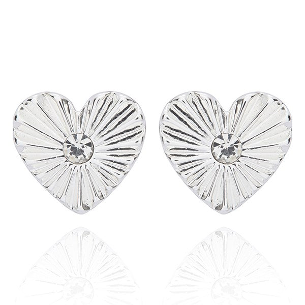 Te Amo Vignette Heart Earrings