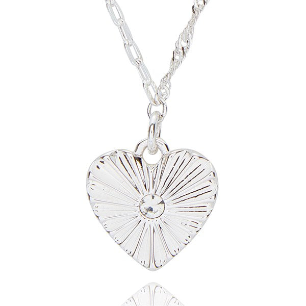 Te Amo Vignette Heart Necklace