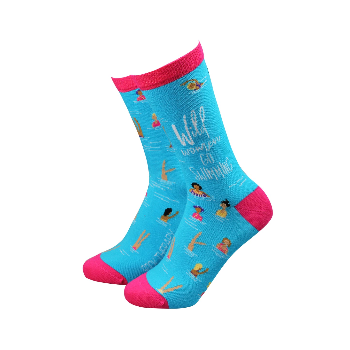Wild women go swimming by Sock Therapy