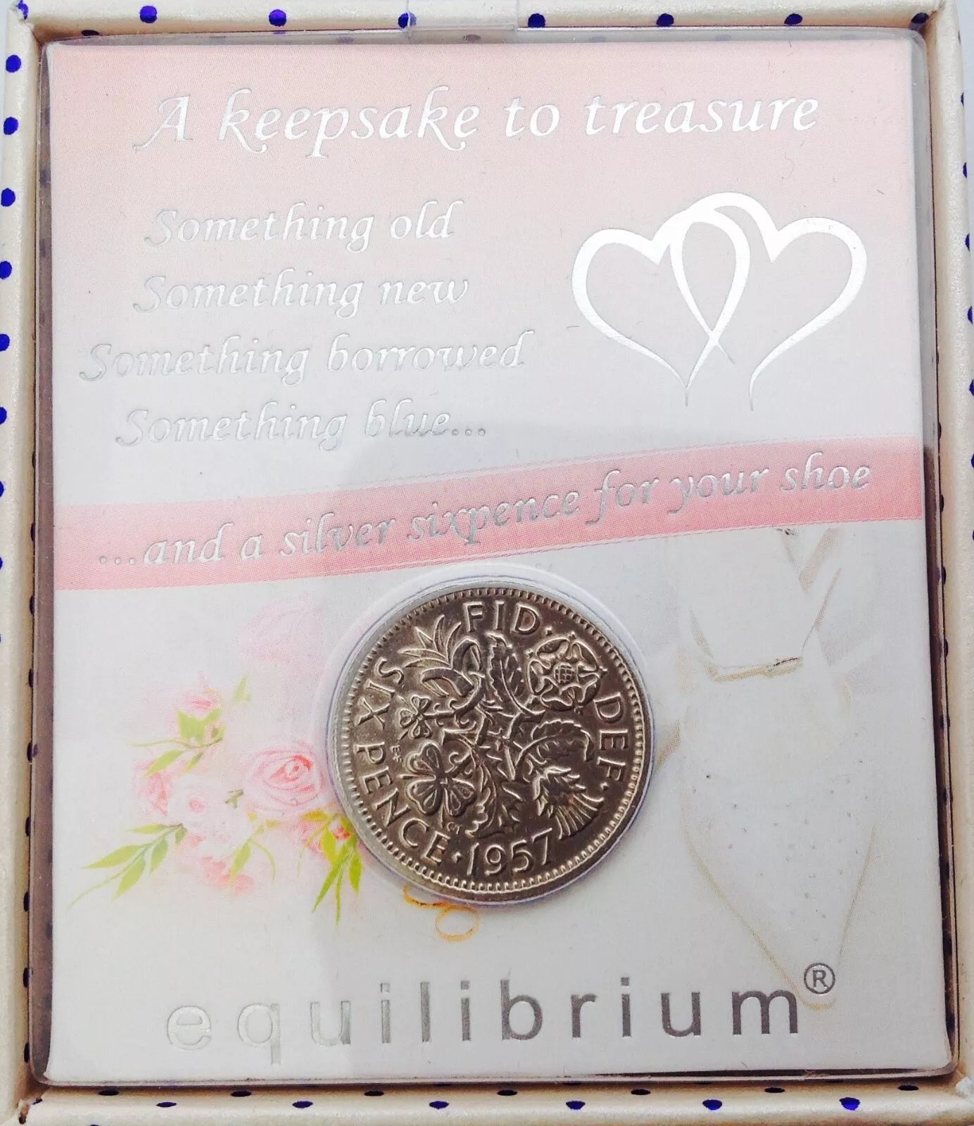 Silver Sixpence wedding gift