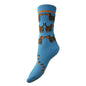 Blue Dachshund Bamboo Socks by Gemjar