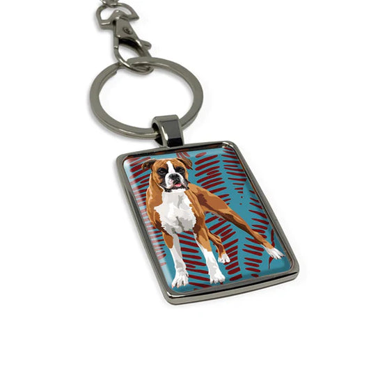 Boxer keyring by Gerry Leslie