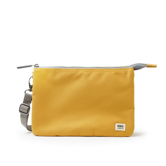 Carnaby Crossbody XL Flax Recycled ROKA