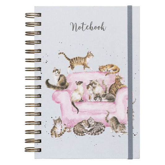 Cattitude A5 Notebook By Wrendale Designs
