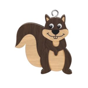 Chipmunk Keyring