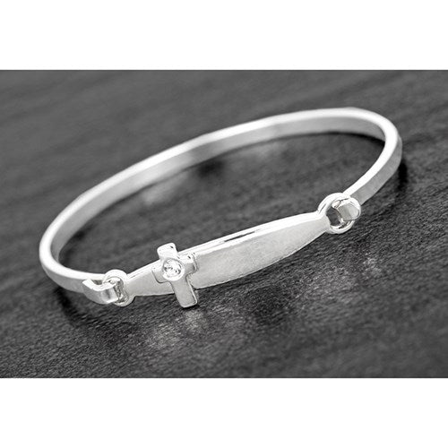 Silver Plated Christening Bracelet