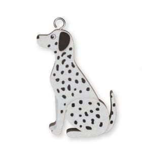 Dalmation Keyring