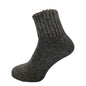 Dark Grey Wool Blend Socks