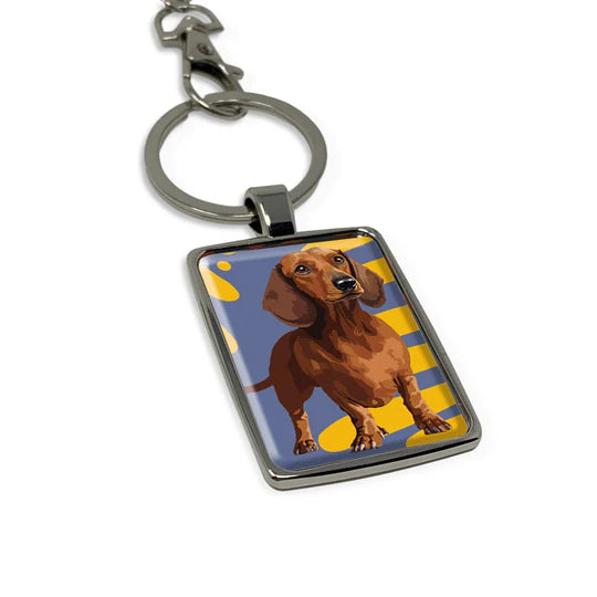 Daschund keyring Gerry Leslie