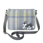 Dog Tweed Applique Crossbody Messenger bag by Earth Squared