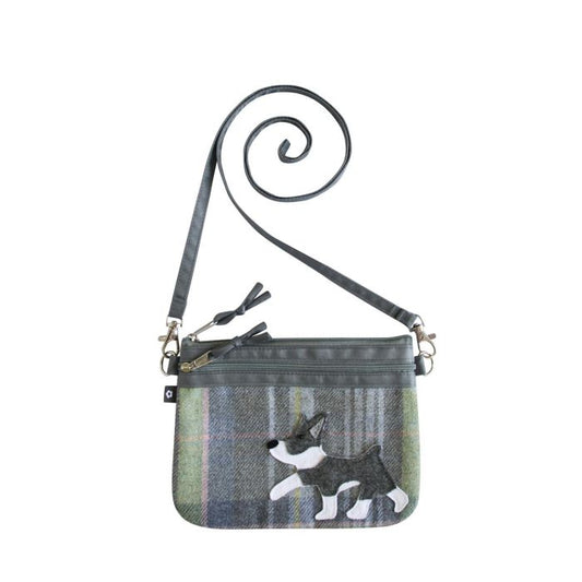 Earth Squared Dog Applique Pouch Bag