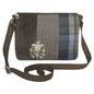 Sheep Tweed Applique Crossbody Messenger Bag by Earth Squared