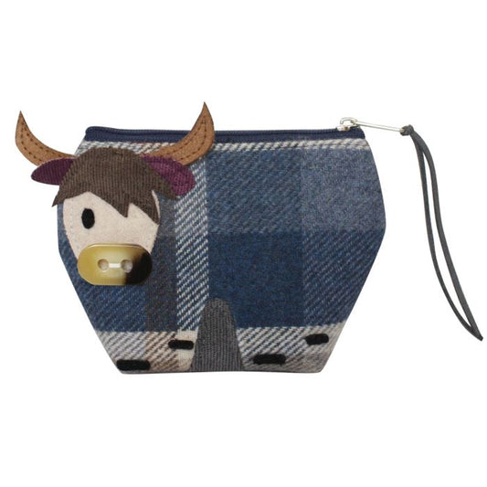 Earth Squared Tantallon Tweed Cow Purse