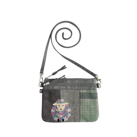 Earth Squared Sheep Applique Pouch Bag