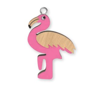 Flamingo Keyring