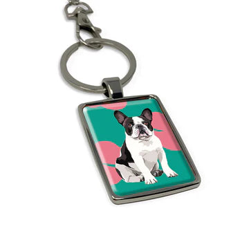 French Bulldog keyring by Gerry Leslie