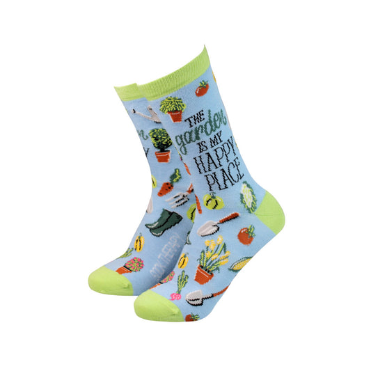 The Garden is my happy place by Sock Therapy