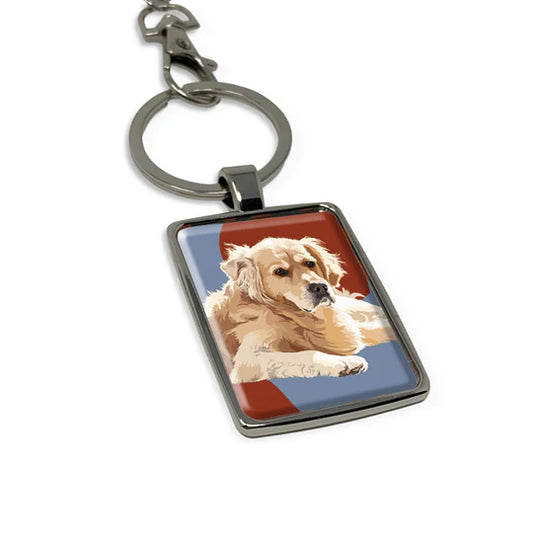 Golden Retreiver keyring by Gerry Leslie
