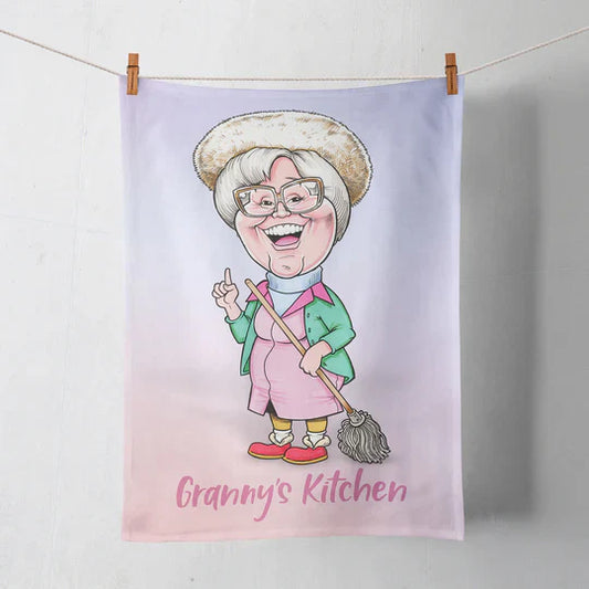 Granny's Kitchen Tea Towel by Pureminted