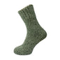 Green thick wool blend Socks