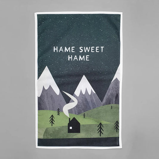 Hame Sweet Hame Tea Towel by Eat Haggis