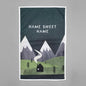 Hame Sweet Hame Tea Towel by Eat Haggis