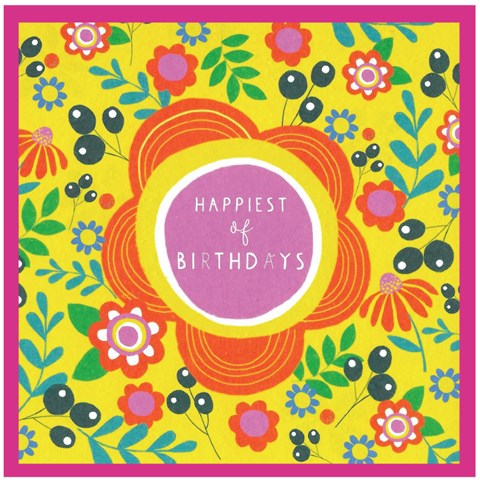 Happiest of Birthdays Card