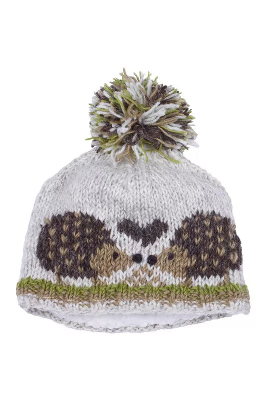 Kids Hedgehog Bobble Beanie by Pachamama