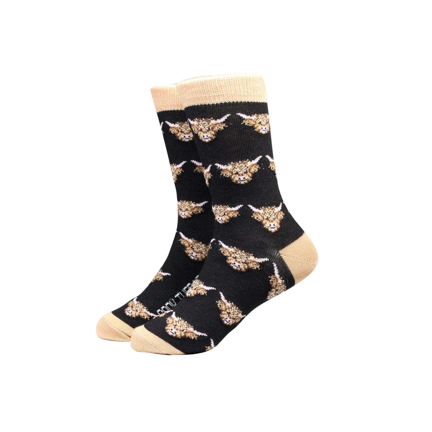 Highland Cow socks by Sock Therapy