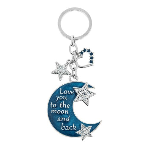 I love you to the moon & back Keyring