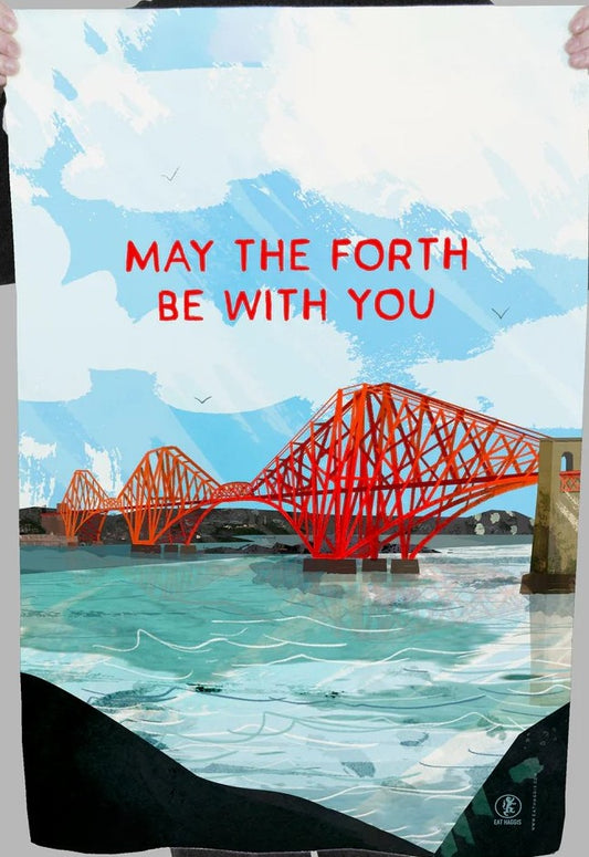 May the Forth be with you Tea Towel by Eat Haggis