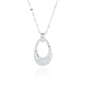 Molten Metal Teardrop Necklace