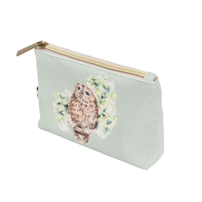 Woodlanders Owl & Hedgehog mini hand cream gift pouch by Wrendale Designs
