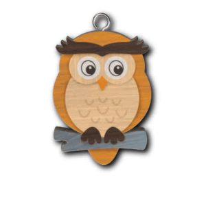 Owl 1 Keyring